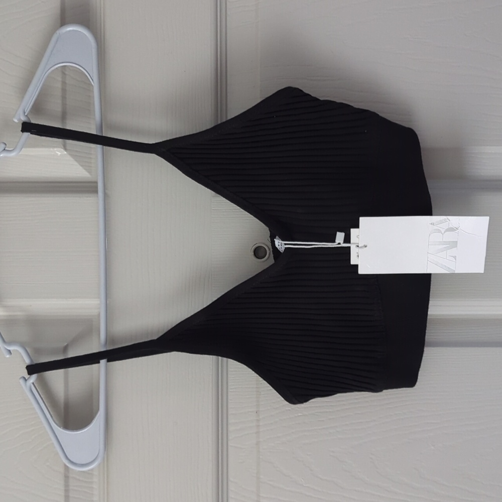 Zara Ribbed Top- M - Picture 5 of 7